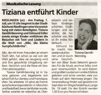 Schwbische Zeitung 29. Juni 2005